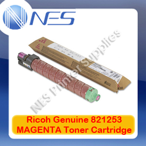 Ricoh Genuine 821253 MAGENTA Toner Cartridge for Aficio SP-C435DN (13K)